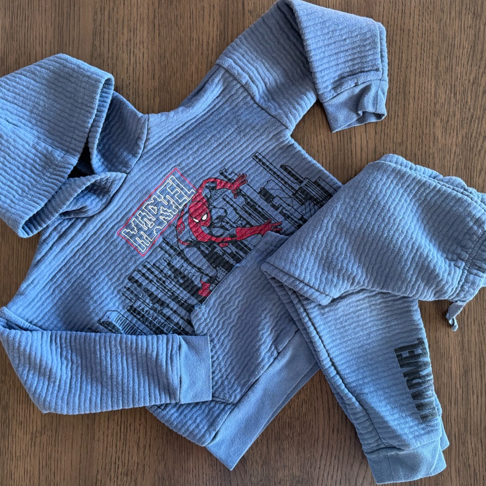 5T Marvel Blue Set with Spider-Man Design